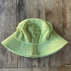 Princess Polly Green Corduroy Bucket Hat